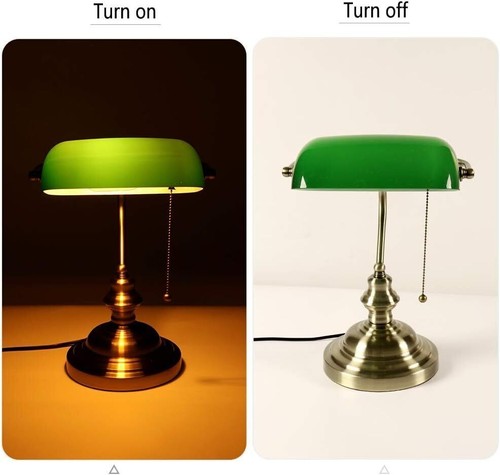 Banker desk lamp pull chain - banker,