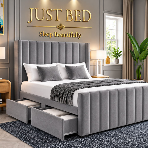 Plush divan upholstered - divan, bed