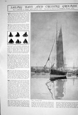 Old 1923 Dawn Yachts Pears Yard Trysail Charles Sailing Days Cruising 20th