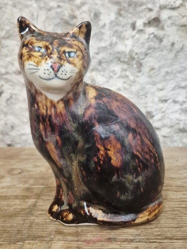 Vintage studio pottery seated - studio,