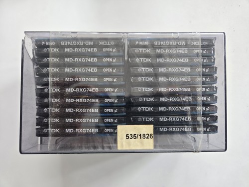 Recordable tdk mini discs - 20,