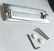 Satin Chrome Letter Box Plate