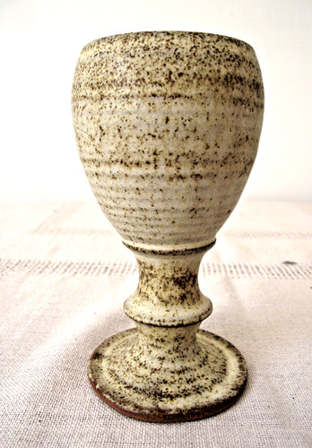 Small studio pottery goblet - small,