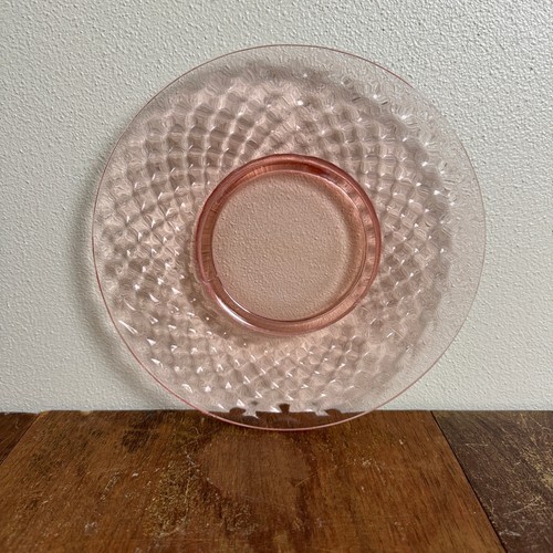 Fostoria american cube plate - fostoria,