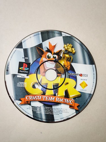 Ps1 crash team racing disc - racing,