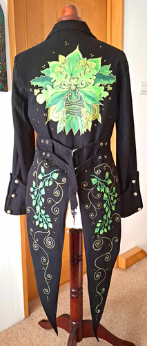 Unisex black tailcoat - unisex, with