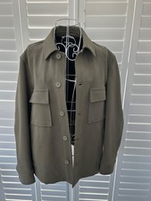 Mens Zara Boxy Khaki Jacket