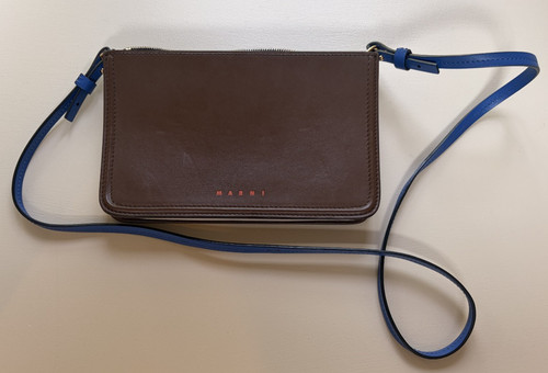 Marni small shoulder bag brown - marni,