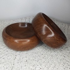Vintage pair turned wooden