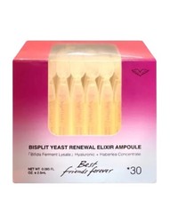 Angel Hayley Bisplit Yeast Renewal Elixir Ampoule (2.5mL x 30) jumbo size, NEW