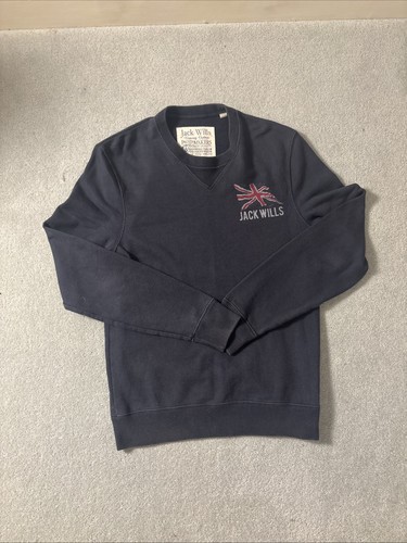 Navy blue jack wills - blue, crewneck