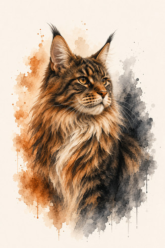 Maine coon copper and - maine,