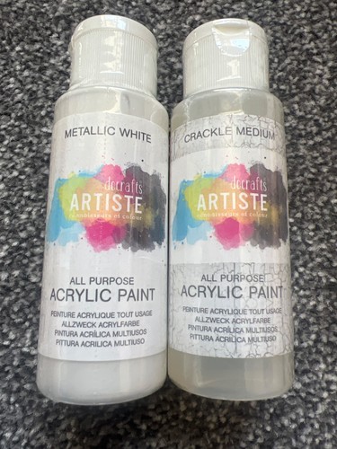 Acrylic paint crackle medium - acrylic,