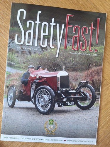 Owners club safety fast - mg,