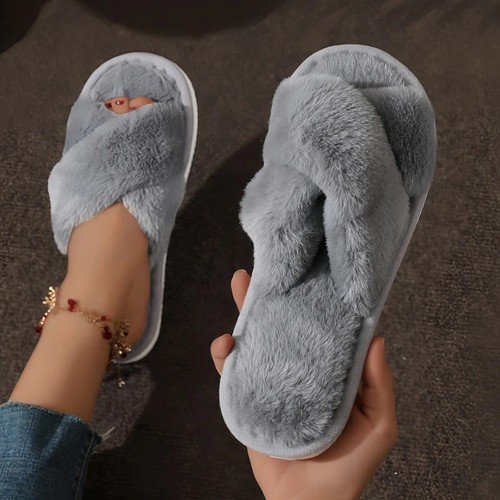 Women fluffy cross fur - fluffy,