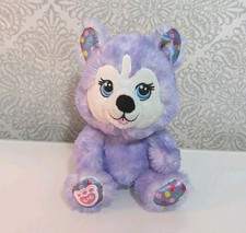 Build a Bear Purple Husky Pup