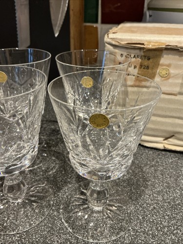 Vintage lead crystal glasses - crystal,
