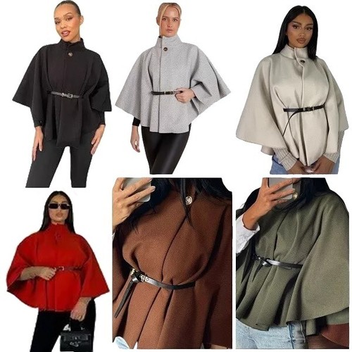 Womens batwing sleeve - sleeve, belted