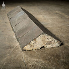 Batch of 58 Victorian Staffordshire Blue Triangular Angled Coping A Run of 8.5 M