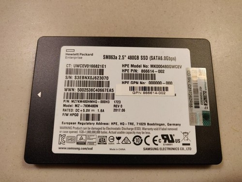 Genuine hpe 480gb sata - hpe,