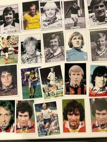 Signed football cards jf - cards,