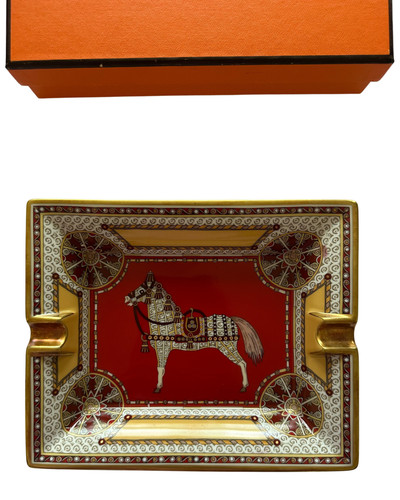 Hermès porcelain ashtray - hermès,
