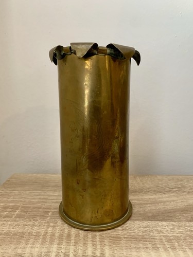 Ww1 welsh trench art - welsh, brass