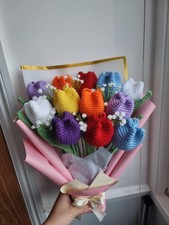 Handmade Crochet 12 Tulip