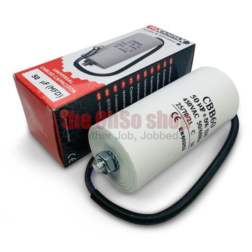 50uf 450v wired capacitor - 450v,