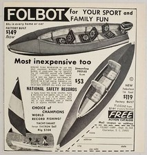 1968 Print Ad Folbot Folding