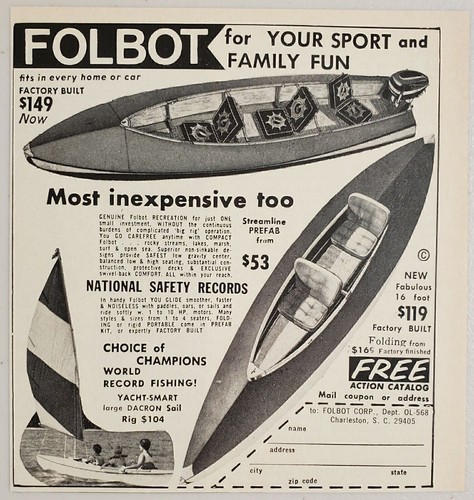 1968 print folbot folding - print,