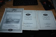 1934 FORD SERVICE BULLETIN RADIO SERVICE MANUALS