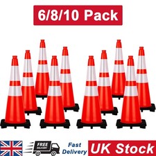 6/8/10 PCS Traffic Cones 28"