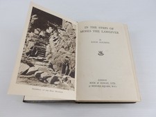In the Steps of Moses the Lawgiver Hardcover Book by Louis Golding 1937