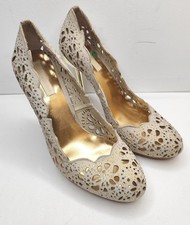BCBG Max Azria Beige Cutout