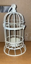 Cute Cream Bird Cage Tea Light