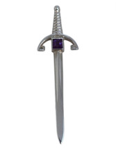 Scottish Sword With Purple