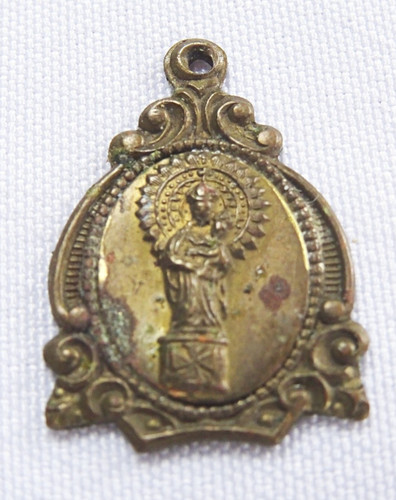 Antique religious pendant - religious,