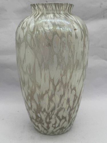 Hand blown iridescent - blown, glass