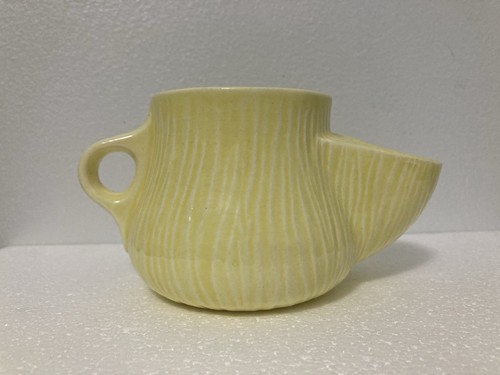 Vintage barber mug yellow - vintage,