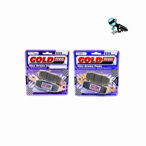 S33 front brake pads fits - front,