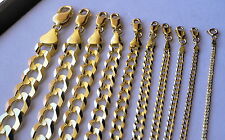 AUTHENTIC 10K SOLID GOLD MEN /WOMEN CUBAN LINK CHAIN SIZE16-36" FREE SHIPPING