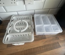 Set Of 2 Fridge Organiser