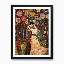 Couple In The Forest 6 Art