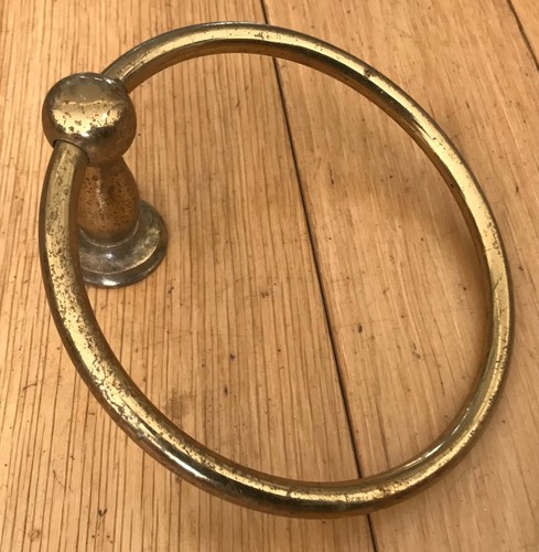 Vintage chrome towel holder - chrome,