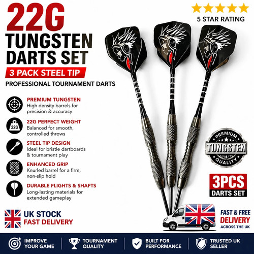 22g tungsten darts set - tungsten, 3