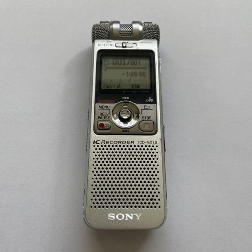 Sony icd mx20 digital voice - sony, icd-mx20