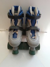 SFR Racing Storm Blue Adjustable Roller Skates for Kids UK Size 3-6, EU 37-40