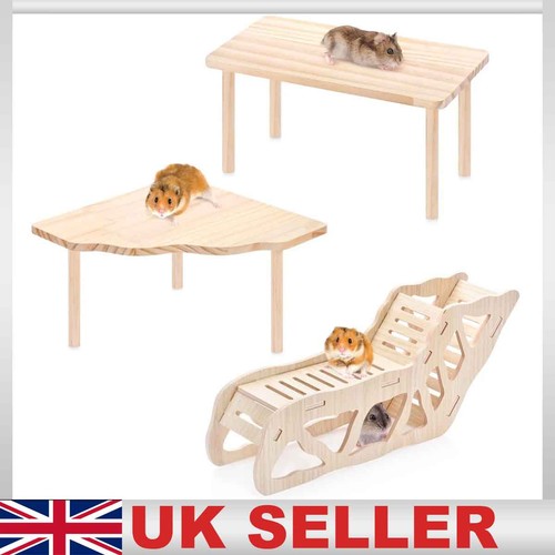 3pcs natural wooden hamster - 3pcs,