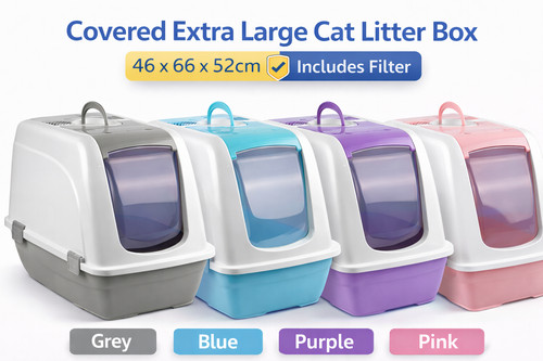 Closed cat litter box 66cm - closed,
